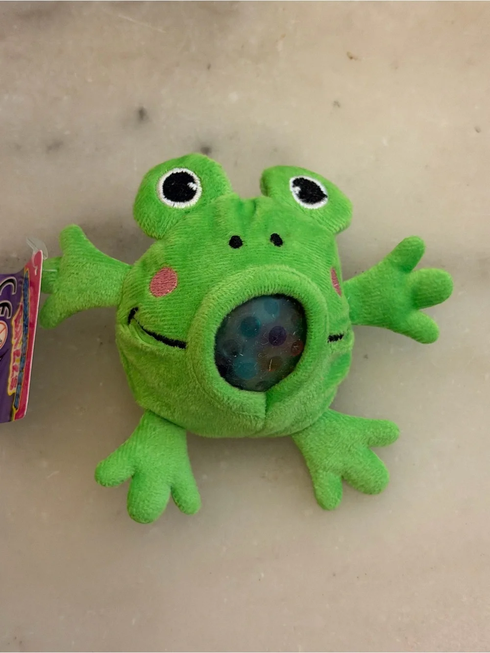 Green Frog Plush “Orbeeze” Squeeze ball